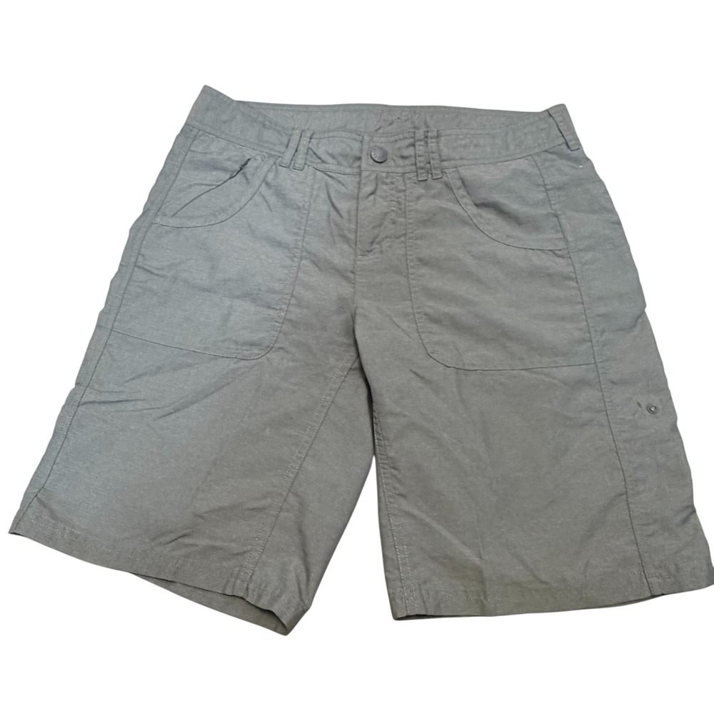 The North Face Women's Roll-Tab Hiking Shorts Sage Green – Size 4 Regular